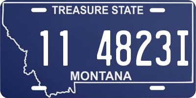 MT license plate 114823I