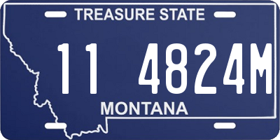MT license plate 114824M