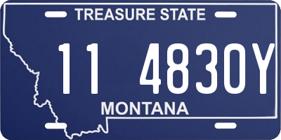 MT license plate 114830Y