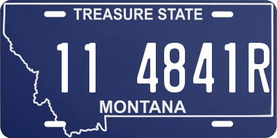 MT license plate 114841R