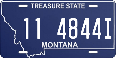 MT license plate 114844I