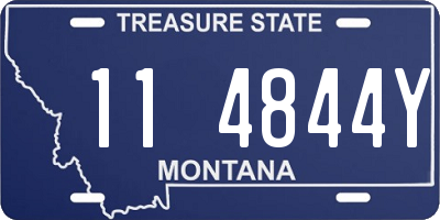 MT license plate 114844Y