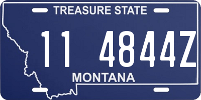 MT license plate 114844Z