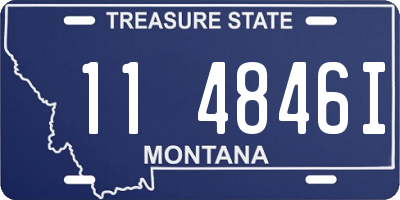 MT license plate 114846I