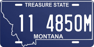 MT license plate 114850M