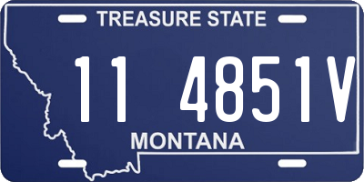 MT license plate 114851V