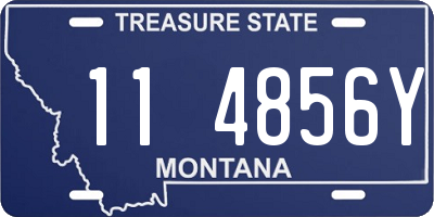 MT license plate 114856Y