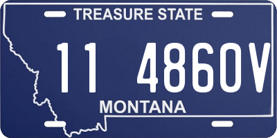 MT license plate 114860V