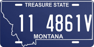 MT license plate 114861V