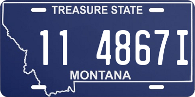 MT license plate 114867I