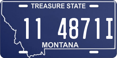 MT license plate 114871I