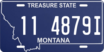 MT license plate 114879I