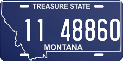 MT license plate 114886O