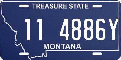 MT license plate 114886Y