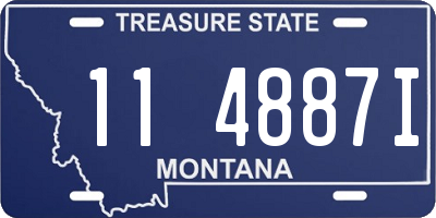 MT license plate 114887I