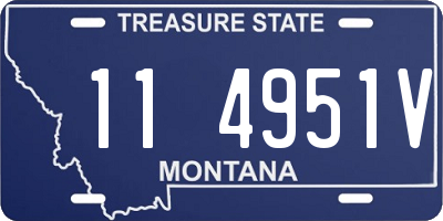 MT license plate 114951V