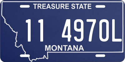 MT license plate 114970L