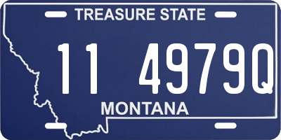 MT license plate 114979Q