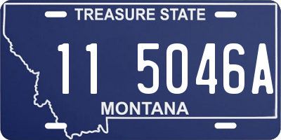 MT license plate 115046A