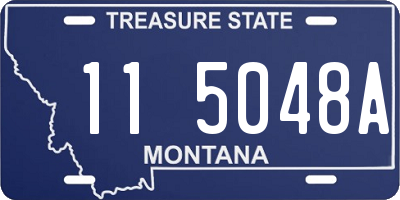 MT license plate 115048A