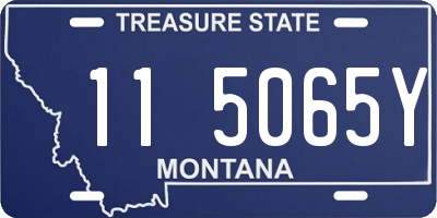 MT license plate 115065Y