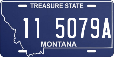 MT license plate 115079A