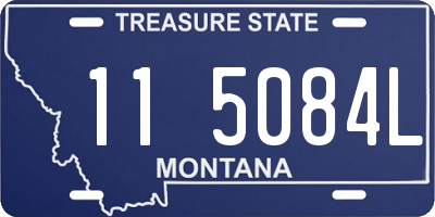 MT license plate 115084L