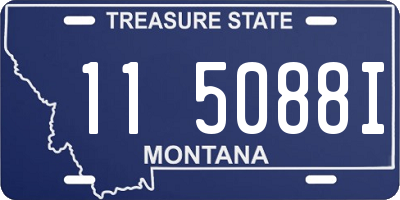 MT license plate 115088I