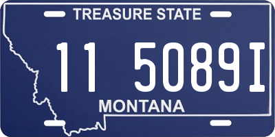 MT license plate 115089I