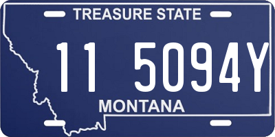 MT license plate 115094Y