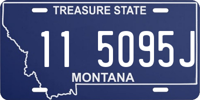 MT license plate 115095J