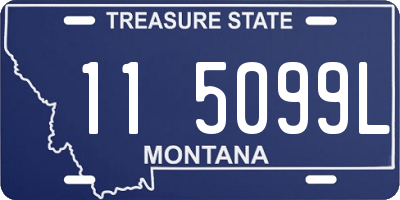 MT license plate 115099L