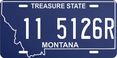 MT license plate 115126R