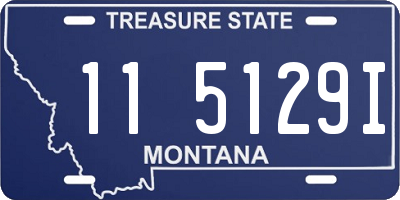 MT license plate 115129I