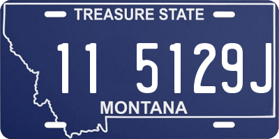 MT license plate 115129J
