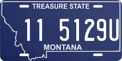 MT license plate 115129U