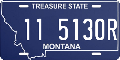 MT license plate 115130R