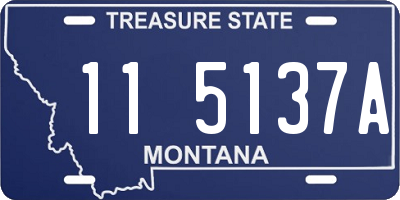 MT license plate 115137A