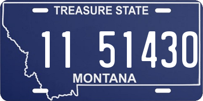 MT license plate 115143O