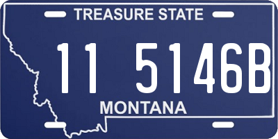 MT license plate 115146B