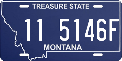 MT license plate 115146F