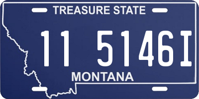 MT license plate 115146I