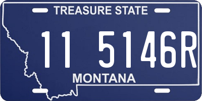 MT license plate 115146R