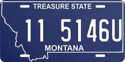 MT license plate 115146U