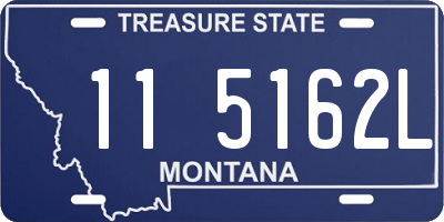 MT license plate 115162L