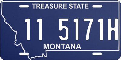 MT license plate 115171H