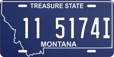 MT license plate 115174I