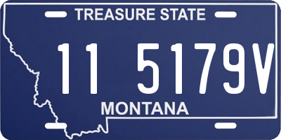 MT license plate 115179V