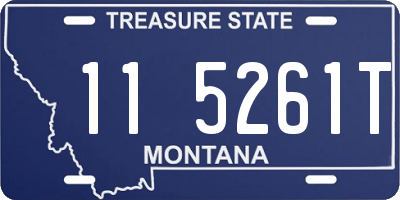MT license plate 115261T