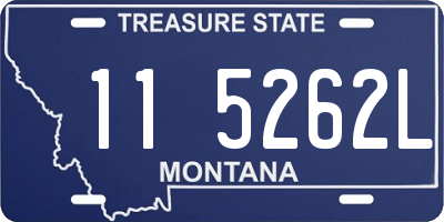 MT license plate 115262L